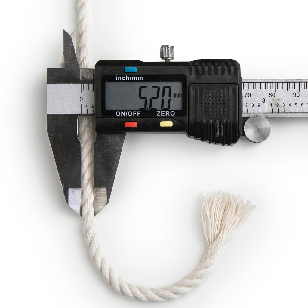 Macrame medvilninė virvutė 5mm 100m, sukta 3 gijų, natūrali kaina ir informacija | Nėrimo priemonės | pigu.lt