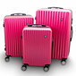 Lagaminų rinkinys M, L, XL, rožinis kaina ir informacija | Lagaminai, kelioniniai krepšiai | pigu.lt