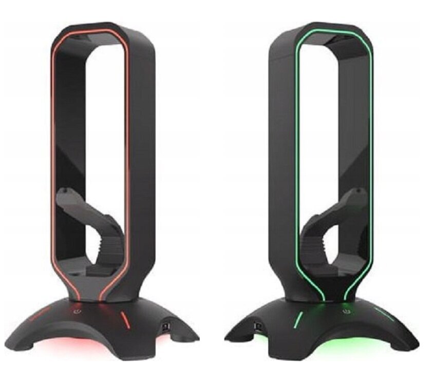 LED Headphones Stand цена и информация | Ausinių aksesuarai | pigu.lt