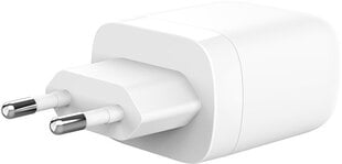 Silicon Power charger USB-C/USB QM25 30W, white цена и информация | Зарядные устройства для телефонов | pigu.lt