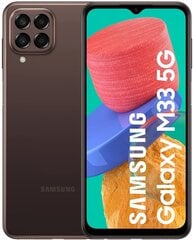 Samsung Galaxy M33 5G 6/128GB Dual SIM Brown SM-M336BZNGEUE цена и информация | Мобильные телефоны | pigu.lt