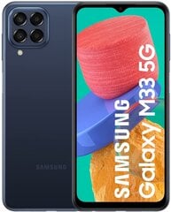 Samsung Galaxy M33 5G 6/128GB Dual SIM SM-M336BZBGEUE Blue цена и информация | Мобильные телефоны | pigu.lt