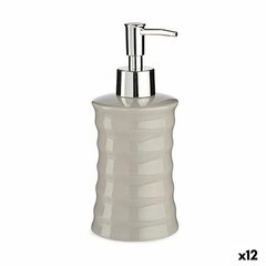 Дозатор мыла, керамика, серый металл, 12 штук (260 мл) цена и информация | Набор акскссуаров для ванной | pigu.lt