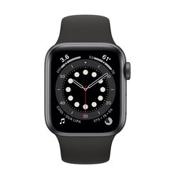 Apple Watch Series 6 40mm Space Gray Aluminum (Atnaujinta, būklė kaip nauja) kaina ir informacija | Išmanieji laikrodžiai (smartwatch) | pigu.lt