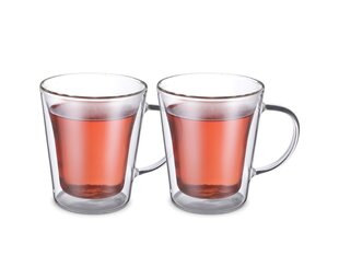 Dvigubo stiklo puodeliai Weis, 2 vnt., 270 ml kaina ir informacija | Taurės, puodeliai, ąsočiai | pigu.lt