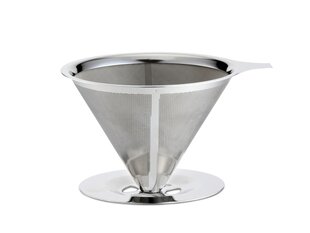 Dviejų sluoksnių nerūdijančio plieno kavos filtras Weis kaina ir informacija | Virtuvės įrankiai | pigu.lt
