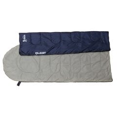 Туристический спальный мешок Quest, 210x70 см, темно-синий цена и информация | Спальные мешки | pigu.lt