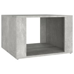 vidaXL Naktinis staliukas, betono pilkas, 57x55x36cm, apdirbta mediena цена и информация | Прикроватные тумбочки | pigu.lt