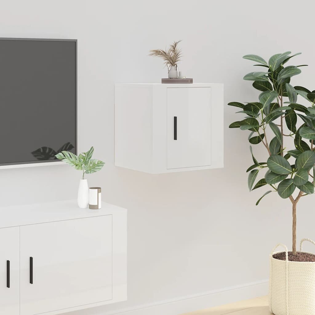Sieninės TV spintelės vidaXL, 40x34,5x40cm kaina ir informacija | Svetainės spintelės | pigu.lt
