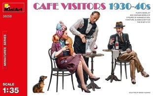 Klijuojamas modelis MiniArt 38058 Cafe Visitors 1930-40s 1/35 kaina ir informacija | Klijuojami modeliai | pigu.lt