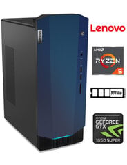 Стационарный компьютер IdeaCentre Gaming 5 Ryzen 7 5700G 16GB 512GB SSD GTX 1650 Windows 10  цена и информация | Стационарные компьютеры | pigu.lt