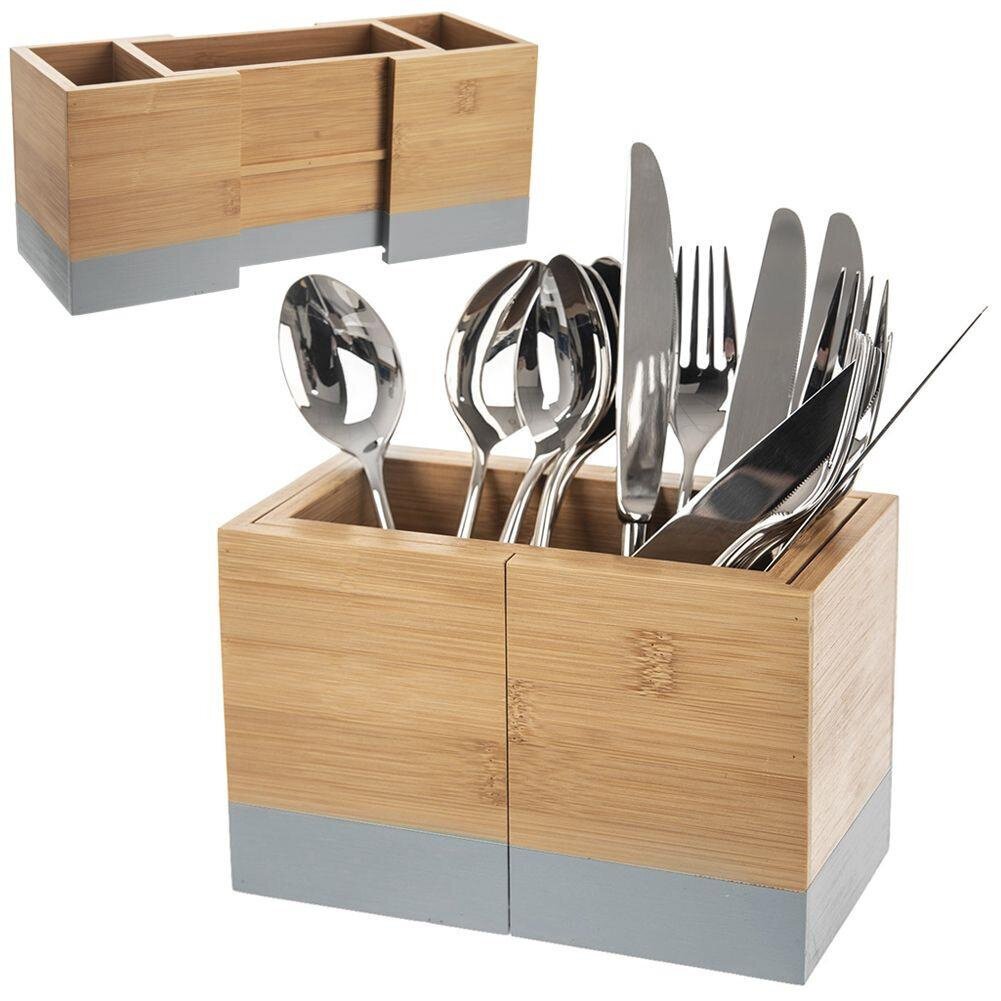 Organizatorius stalo įrankiams, 27 x 10 x 12 cm kaina ir informacija | Virtuvės įrankiai | pigu.lt