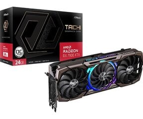 ASRock AMD Radeon RX 7900 XTX Taichi 24GB OC (RX7900XTX TC 24GO) kaina ir informacija | Vaizdo plokštės (GPU) | pigu.lt