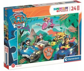 Dėlionė su Clementoni Paw Patrol (Šunyčiai patruliai) Maxi 24235, 24 d цена и информация | Пазлы | pigu.lt