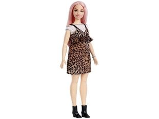 Lėlė Barbie leopardo suknele, Mattel kaina ir informacija | Žaislai mergaitėms | pigu.lt