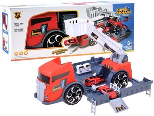 Sunkvežimis vilkikas su stovėjimo aikštele Jokomisiada, pilkas, oranžinis kaina ir informacija | Žaislai berniukams | pigu.lt