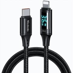 Телефонный кабель McDodo, DIGITAL PRO USB-C, для iPhone, 36 Вт 1,2 м черный цена и информация | Кабели для телефонов | pigu.lt