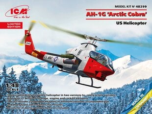 Klijuojamas modelis ICM 48299 US Helicopter AH-1G Arctic Cobra 1/48 kaina ir informacija | Klijuojami modeliai | pigu.lt
