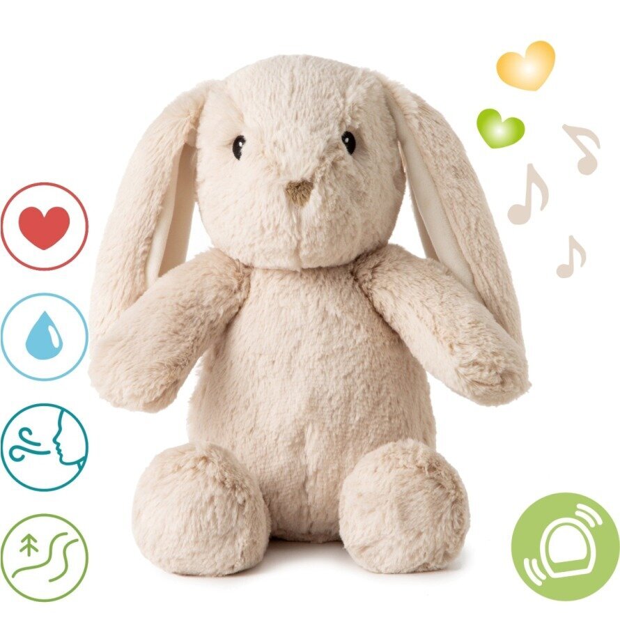 Muzikinis minkštas Triušis su judesio jutikliu LoveLight Buddies Billy Bunny, Cloud B 320034 цена и информация | Žaislai kūdikiams | pigu.lt