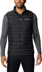 Columbia Powder Pass Vest, men's tank tops, черный цена и информация | Мужские жилетки | pigu.lt