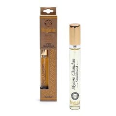 Purškiamas kambario kvapas Mysore Chandan Sandalwood Organic Goodness, 12ml цена и информация | Ароматы для дома | pigu.lt