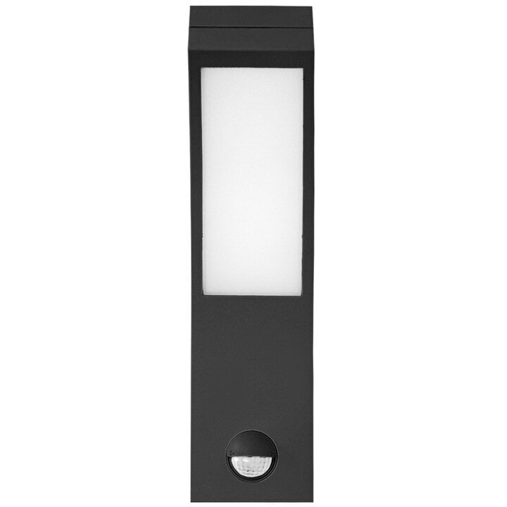 LED sieninė lauko lempa su judesio jutikliu kaina ir informacija | Lauko šviestuvai | pigu.lt
