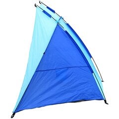 Пляжная палатка, 200x100x105 см, голубая цена и информация | Палатки | pigu.lt