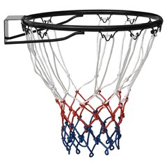 Krepšinio lankas, juodos spalvos, 39cm, plienas цена и информация | Другие баскетбольные товары | pigu.lt