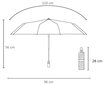 Sulankstomas skėtis KR19 kaina ir informacija | Moteriški skėčiai | pigu.lt