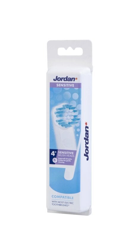 Jordan Sensitive цена и информация | Elektrinių dantų šepetėlių antgaliai | pigu.lt