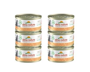 Almo Nature HFC Natural, katėms, tunas su krevetėmis, 6x70 g. kaina ir informacija | Konservai katėms | pigu.lt
