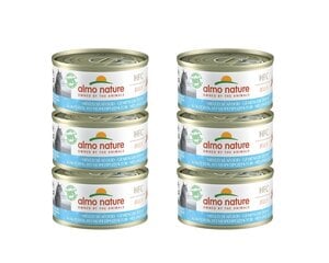 Almo Nature HFC Jelly, для кошек, коктейль из морепродуктов в желе, 6x70г. цена и информация | Консервы для кошек | pigu.lt