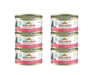 Almo Nature HFC Jelly, для кошек, желе из лосося, 6x70г. цена и информация | Консервы для кошек | pigu.lt