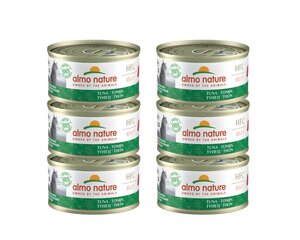 Almo Nature HFC Jelly, katėms, tunas želėje, 6x70 g kaina ir informacija | Konservai katėms | pigu.lt