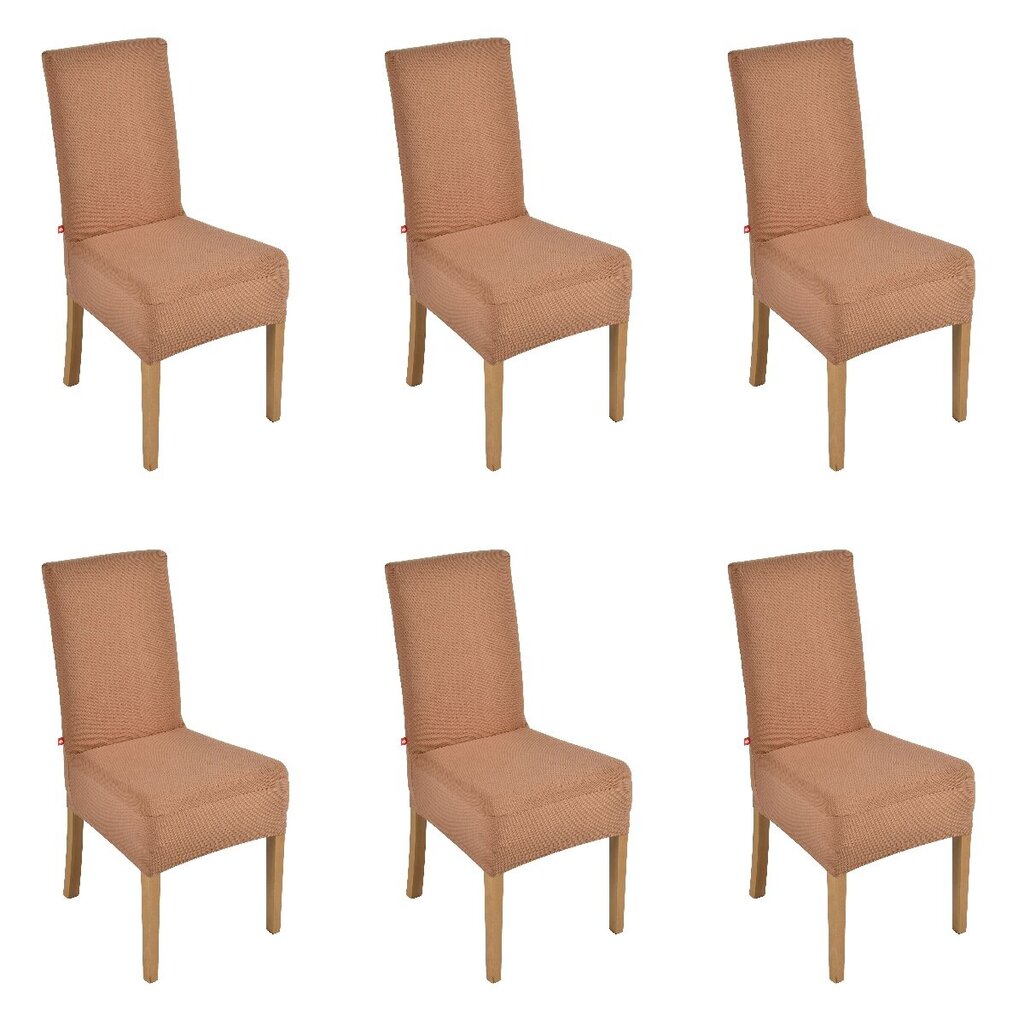 Kėdžių užvalkalai, 6 vnt. kaina ir informacija | Baldų užvalkalai | pigu.lt