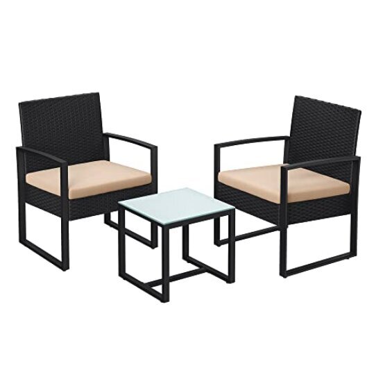 Valgomojo komplektas su stalu ir 2 kėdėmis kaina ir informacija | Lauko baldų komplektai | pigu.lt