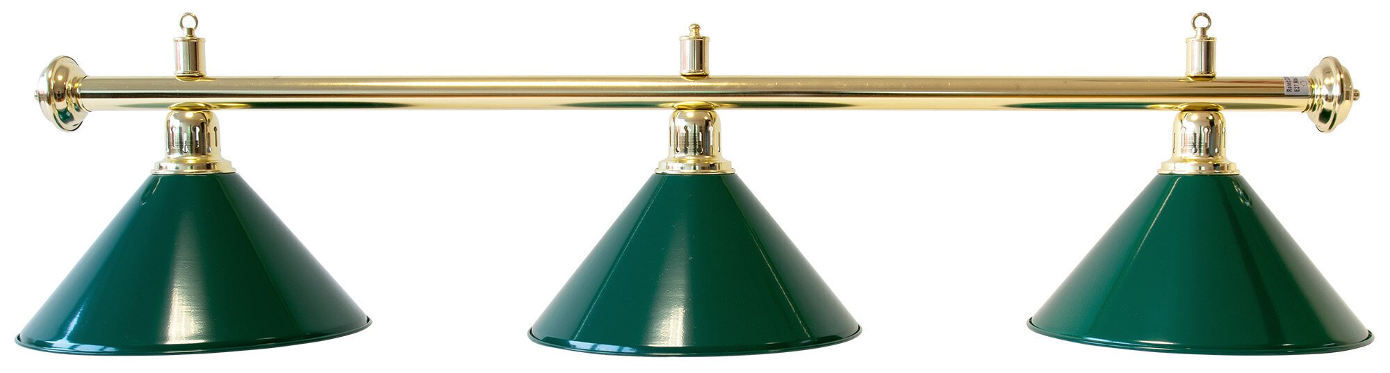 Biliardo lempa Evergreen, žalia, 3 varpeliai, Ø 35 cm, 112 cm цена и информация | Biliardas | pigu.lt