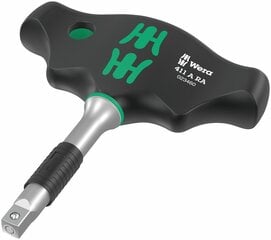 Wera 411 A Т-образная рукоятка с трещоткой RA для головок 1/4" цена и информация | Механические инструменты | pigu.lt