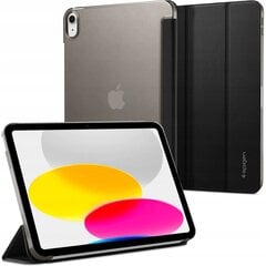 Spigen Liquid Air Folio iPad 10.9 2022 czarny|black ACS05415 цена и информация | Чехлы для планшетов и электронных книг | pigu.lt