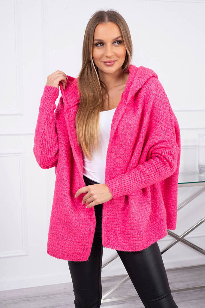 Megztinis moterims 23817, rožinis kaina ir informacija | Megztiniai moterims | pigu.lt