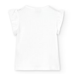 Детская футболка Boboli, белый, 236067*1100, 8445470218869 цена и информация | Футболка для девочек | pigu.lt