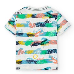 Детская футболка Boboli, белый, 316055*9134, 8445470232780 цена и информация | Рубашки для мальчиков | pigu.lt