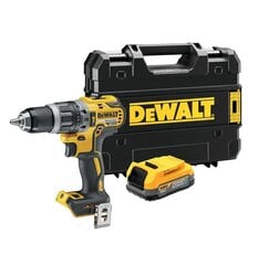 Компактная дрель-шуруповерт DEWALT перфоратор, 18В 70/27Нм 1x1.7Ач POWERSTACK TSTAK DCD796E1T цена и информация | Шуруповерты, дрели | pigu.lt