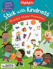 Stick with Kindness: Reusable Sticker Playscenes kaina ir informacija | Knygos mažiesiems | pigu.lt