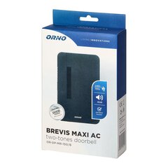 Bell OBREVIS MAXI OR-DP-MR-150/B черный цена и информация | Дверные звонки, глазки | pigu.lt