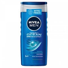 Dušo želė vyrams Nivea Men Fresh Ocean, 250 ml kaina ir informacija | Dušo želė, aliejai | pigu.lt