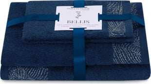 AmeliaHome vonios rankšluosčių rinkinys Bellis, 3 dalių kaina ir informacija | Rankšluosčiai | pigu.lt