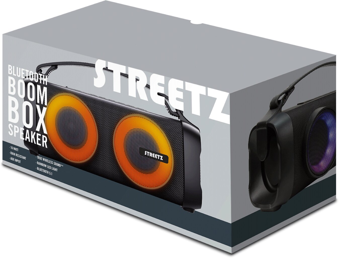 Streetz BT CMB-100 kaina ir informacija | Garso kolonėlės | pigu.lt