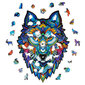 Medinė dėlionė Unidragon Majestic Wolf, 184 detalės, 24x33cm, vidutinė цена и информация | Dėlionės (puzzle) | pigu.lt