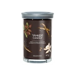 Yankee Candle Aromatinė žvakė Signature tumbler large Vanilla Bean Espresso 567 g kaina ir informacija | Žvakės, Žvakidės | pigu.lt